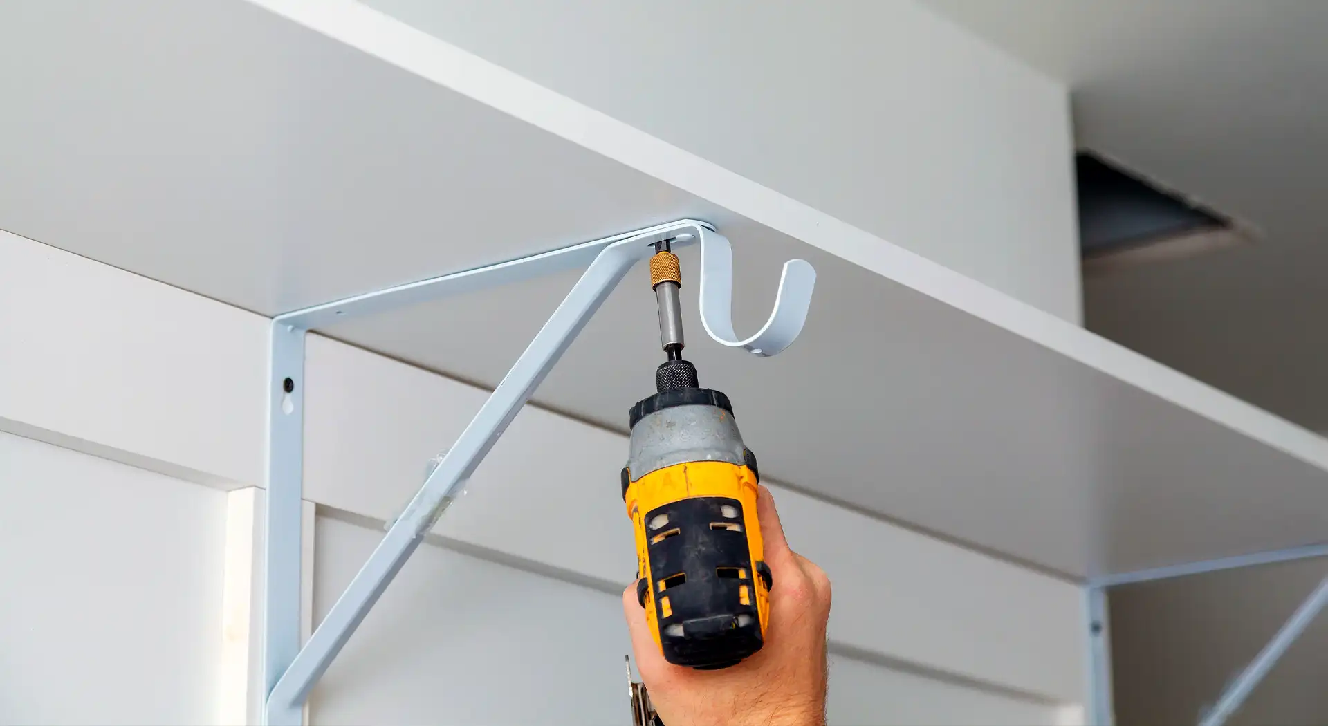 Cabinet and closet installation